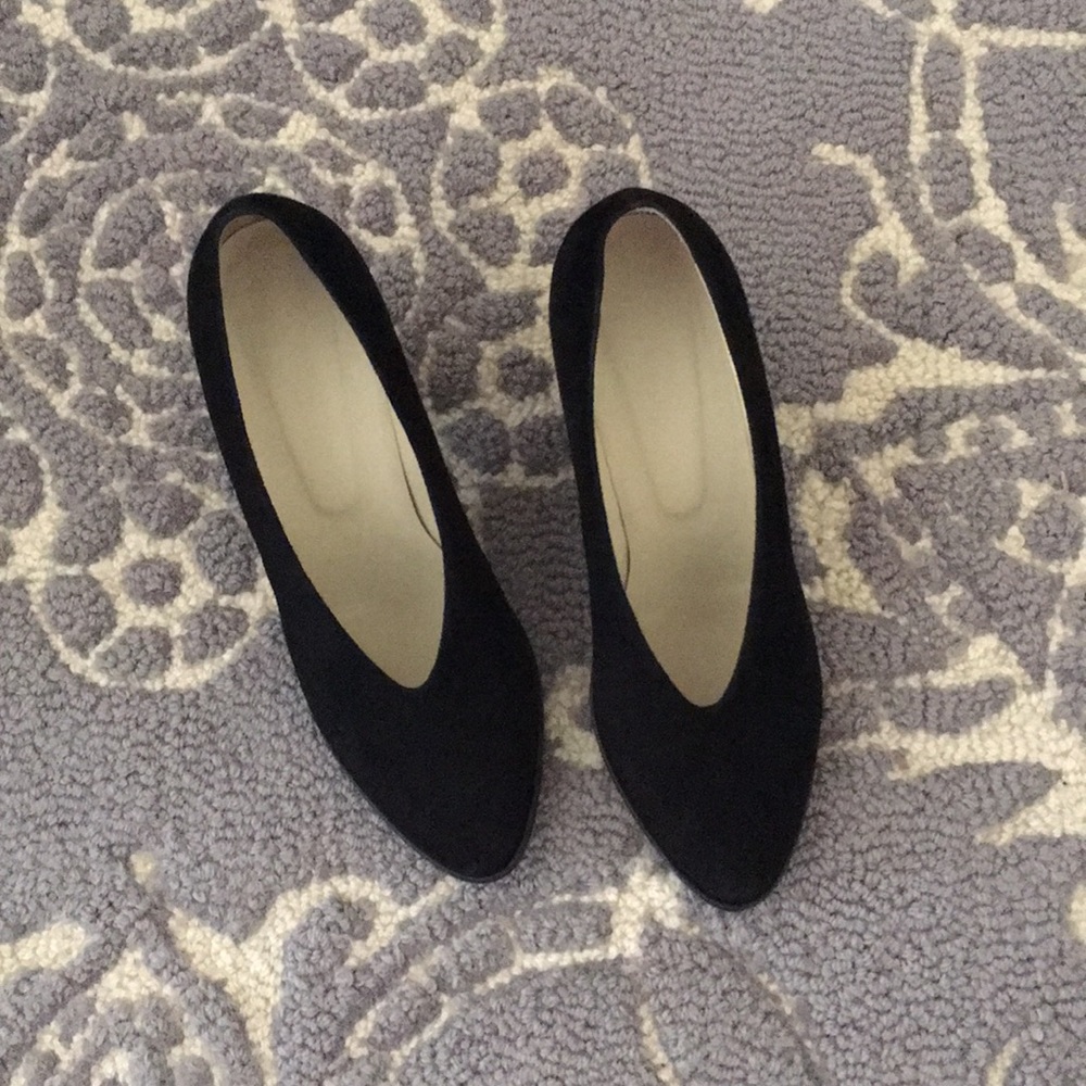 COS Block Suede Heels